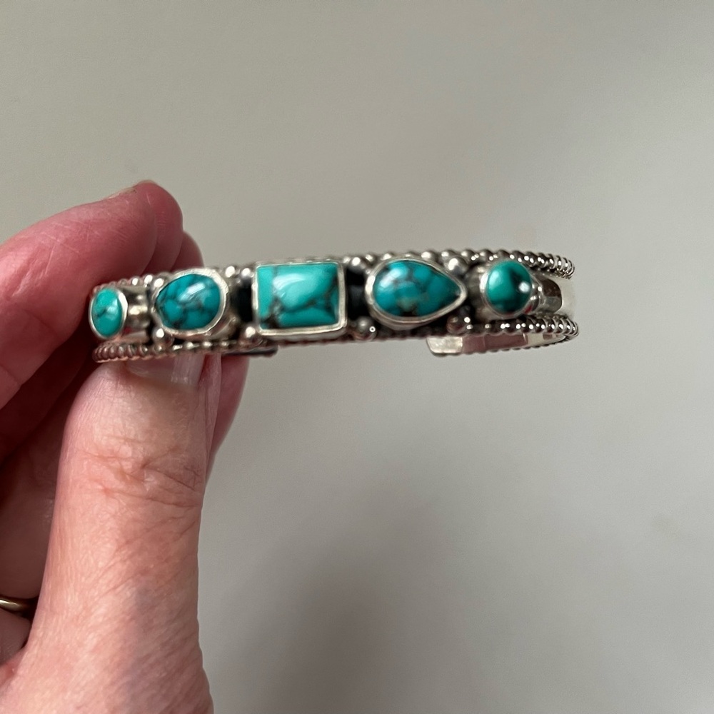 Turquoise and Sterling Silver Bracelet